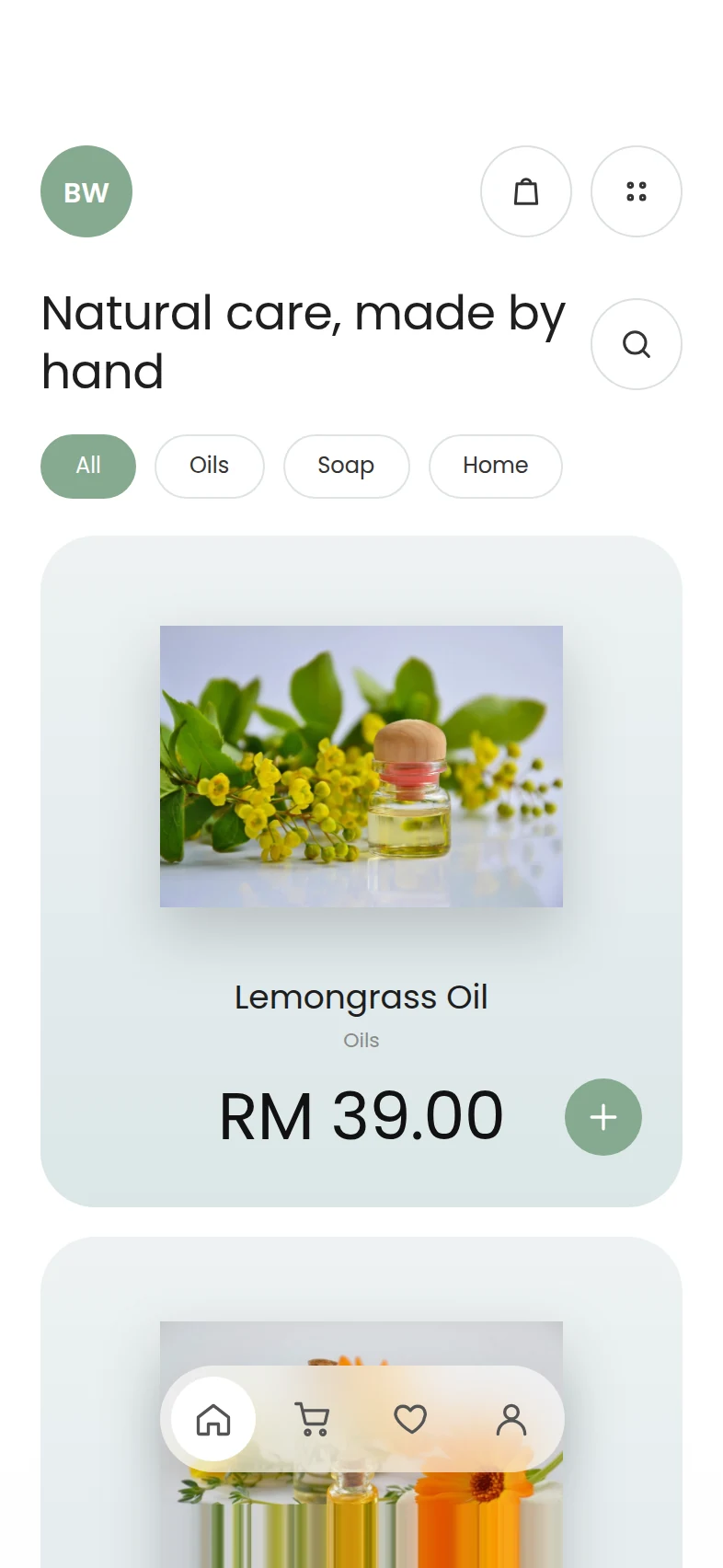 Storefront Botanic: natural care